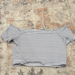 Striped Off-Shoulder Top